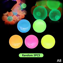 Glowing Sticky Balls 5 PCS